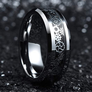 极速Personality ring tungsten steel fashion all kinVds of fa