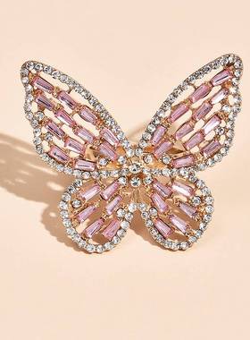 极速European and American persAonality simple fashion Diamon