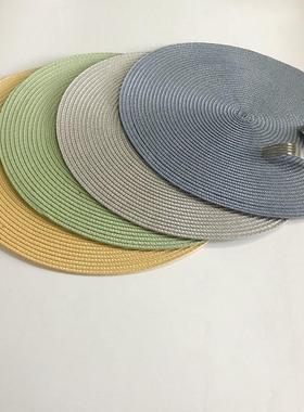 极速4pcs PP Dining Table Matx Woven Placemat Pad Heat Resist