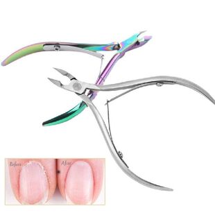 极速1pcs Cuticle Nippers wNail Manicure Scissors Cuticle