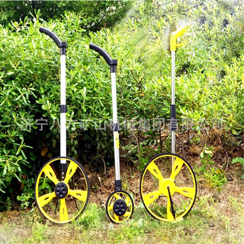 极速大轮耐磨型测距仪 手推滚轮式距离丈量L器 公路测距滚轮尺多