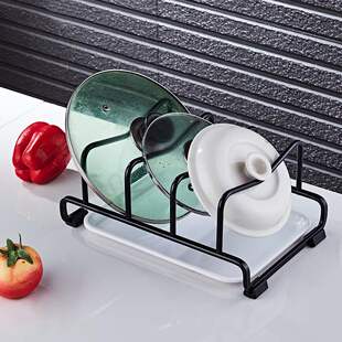 极速圣雪落地式锅盖架p砧板架子坐式菜板架案板架厨房置物架免打