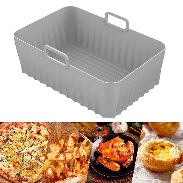 极速Silicone Aijr Fryer Plate Heat-insulation Reusable Air F