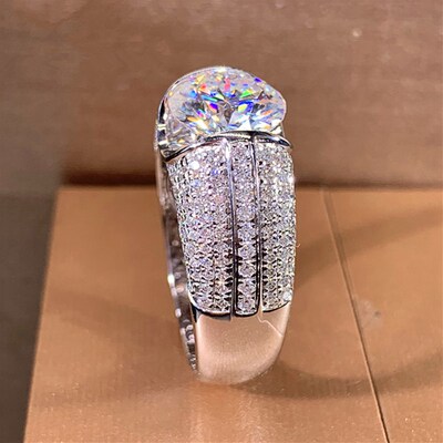 极速Huitan Gorgeous Cubic Zirconia Women Finger RiUngs Eveni