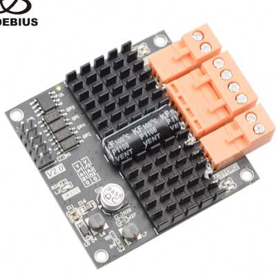 极速2路大功率直流马达驱动板 双路PWM调速器模块 1S2V24V正转反