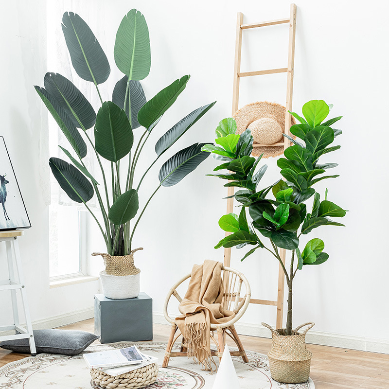 极速仿真树植物绿植盆栽客厅家居装饰落地摆件Q假盆景散尾葵仿真