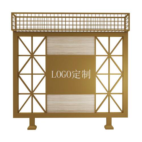 极速。护栏墙半截工业风入户饭厅隔E断围栏铁艺花槽架矮屏风饭店