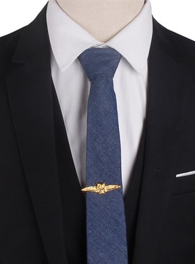 极速Tie Clip For Men Classic Meter Tie Pin CoppSer Tie Bar Q