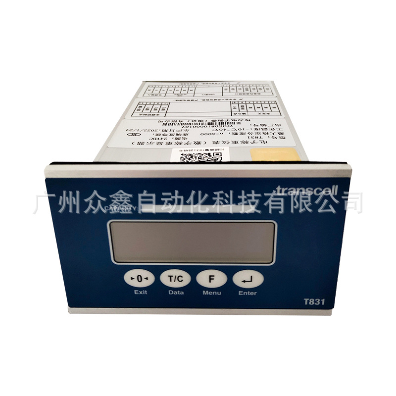 极速美国传力称重仪表 T831-04w00-C03称重终端 24VDC供电 串口RS