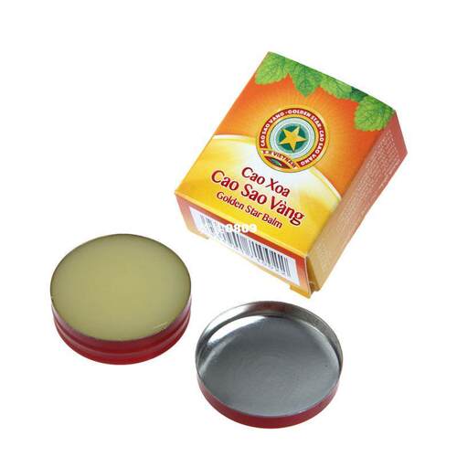 新品New Golden Star Balm Ointment for HeaLdache Dizziness In