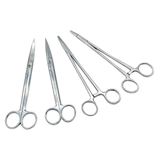 极速兽用不锈钢手术剪刀动物解剖剪兽医手术器Q械持针钳止血钳缝