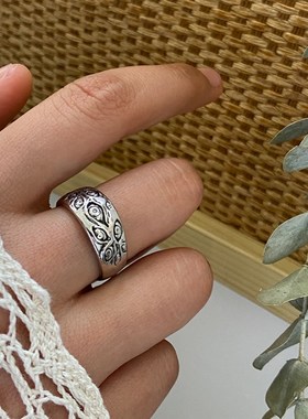 极速Korean Fashion Flowser Rings for Women Punk ndy Vintage