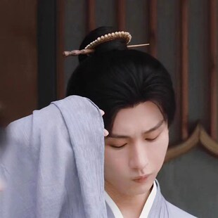 极速李莲花同款发簪古风新中式成毅李相夷盘发汉服W简约大气时尚