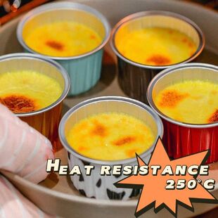 极速10pcs Foil Cupcake Contwainers Air Fryer Dessert Cups 13