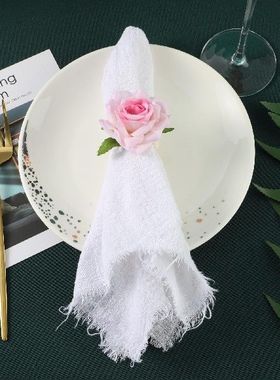极速Ivory Dinner Napkin Durxability Softness Soft Delicate