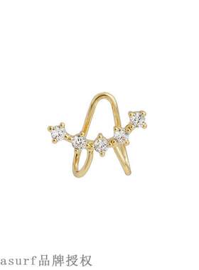新品Korean version irregtular ear clip without ear hole high