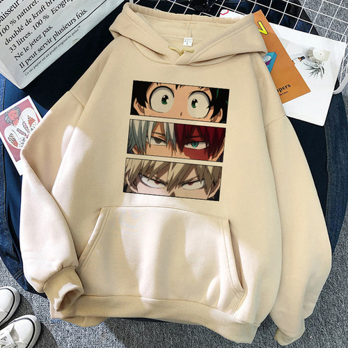 极速My Hero Academy Hoodie Women Kawaii JapaneseS Anime Hood