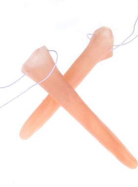 极速Halloween Pelnyihir Hidung dengan Pita Elastis Gaun Mewa