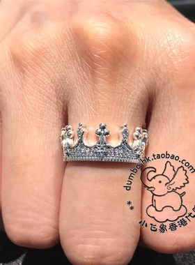 极速Thomafs Sabo 汤玛士 纯银/镀金 皇家 皇冠 戒指 TR2224