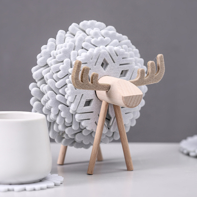 速发Felt Anti-scalding Coasters Home Decoration Restaurant