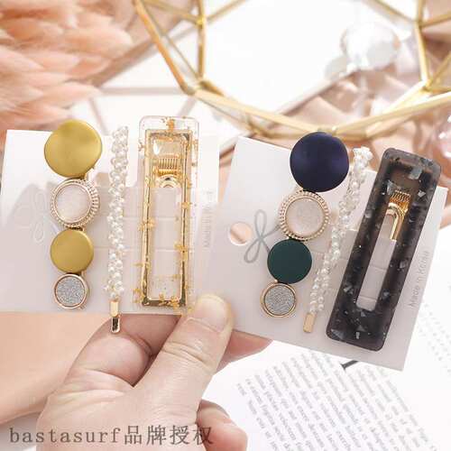 新品2020d lovely adult womens side clip hairpin back of hea