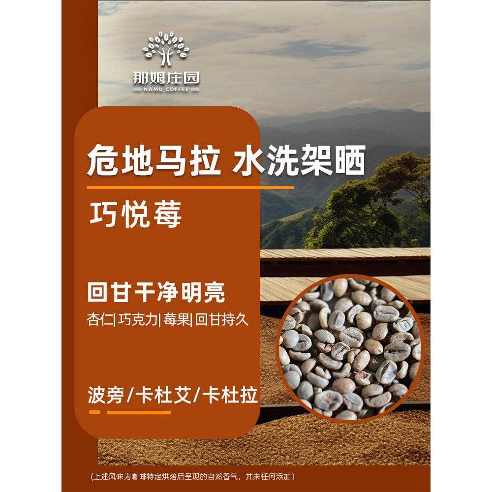 新疆包邮新产季巧悦莓 危地马拉薇薇特南果水洗精品咖啡生豆原料