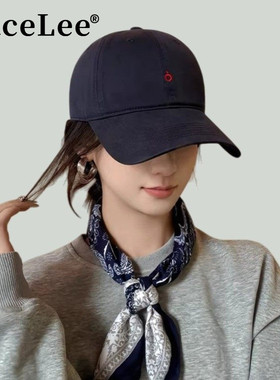 FaceLee日本设计师联名款新款棒球帽女日常简约加大加深鸭舌帽宽