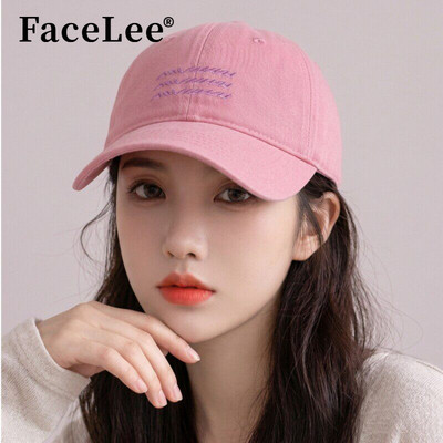 FaceLee日本设计师联名款帽子女款2026新款鸭舌帽宽帽檐显脸小复