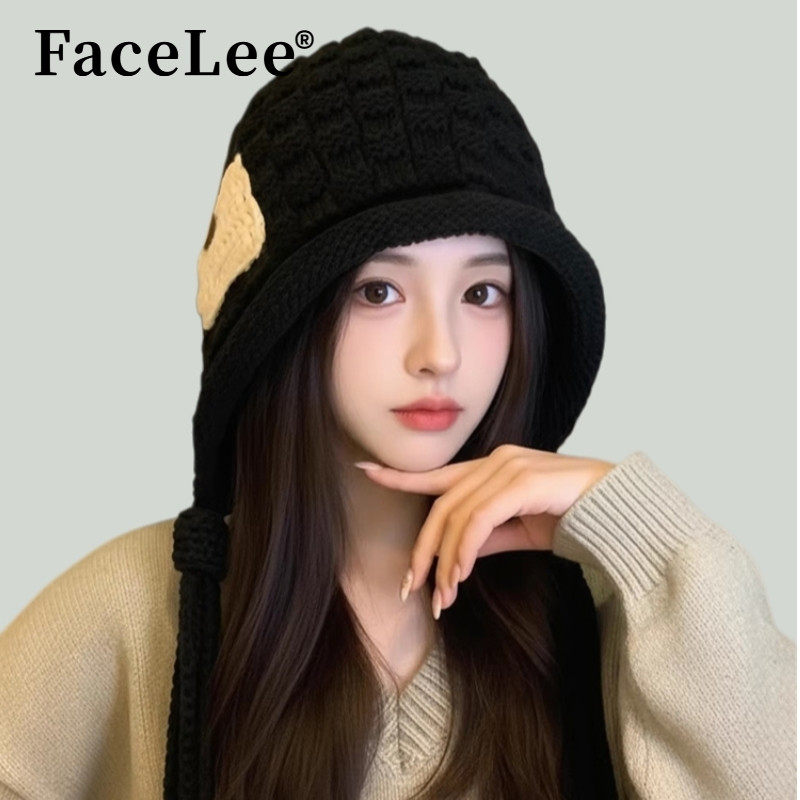 FaceLee日本设计师联名款韩版流苏时尚潮流雷锋帽女秋冬保暖手工,服饰配件/皮带/帽子/围巾,手帕,淘宝优惠券,粉丝福利购,淘宝优惠卷