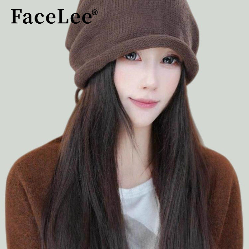 FaceLee日本设计师联名款冬季保暖堆堆帽子女2025新款大头围显脸