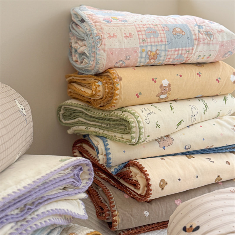 A类儿童全棉双层纱夏被大豆纤维被子被芯空调被子可机洗2025新款,床上用品,化纤被,淘宝优惠券,粉丝福利购,淘宝优惠卷