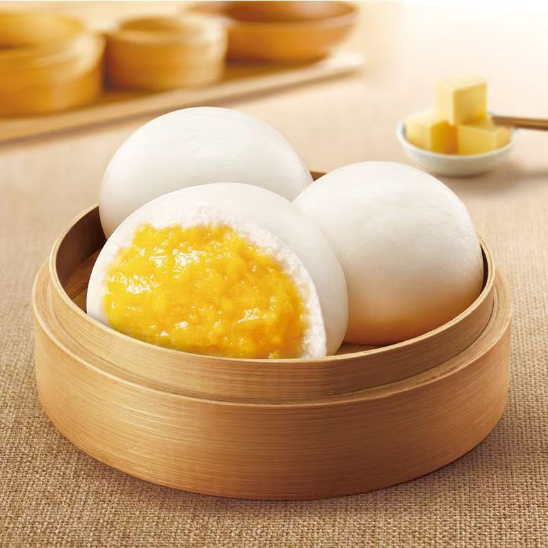 奶黄豆沙包甜包早餐速冻半成品
