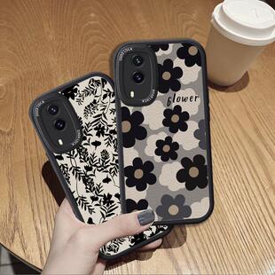 vivoy71t手机壳v2102a新款 vivov21e硅胶软套viviy71t全包voy防摔viv0潮女V2102A网红t5G暗黑风tvivo花朵vovoy