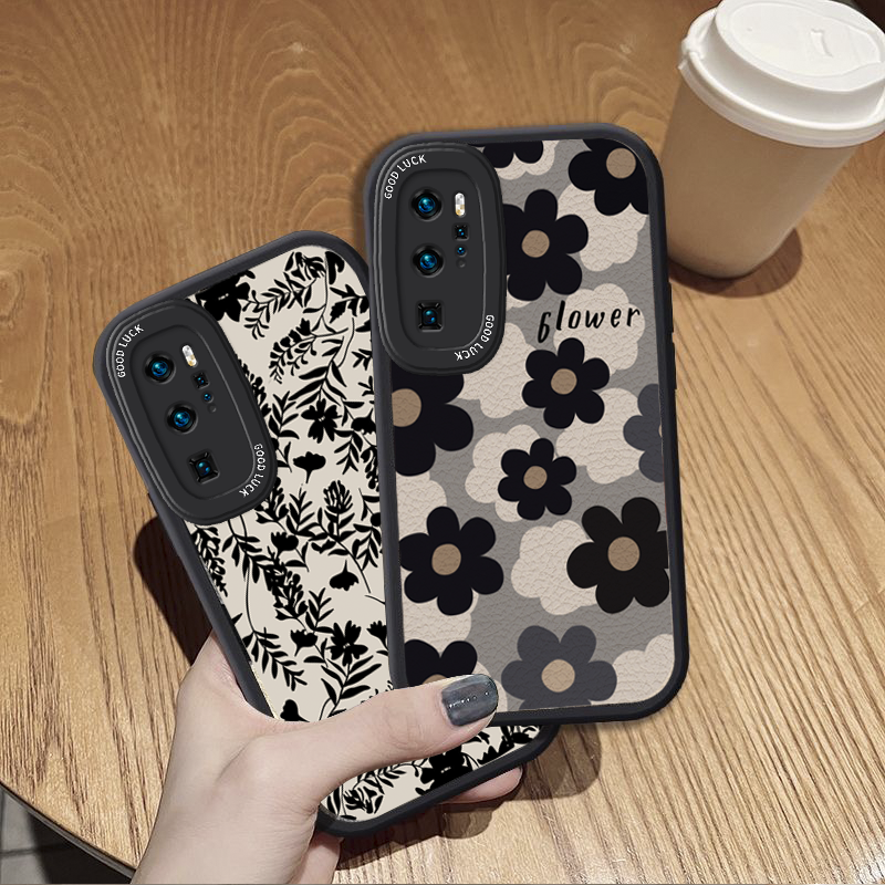 山茶花华为mate40手手机壳复古