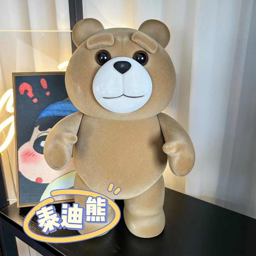 泰迪熊 ted2 脏话熊 40cm关节可动 网红 手办 立体模型