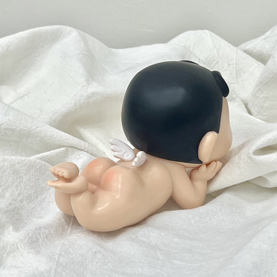 【拾壹】洗澡搭子蜡笔小新摆件天使小翅膀潮玩手办可爱手办礼物