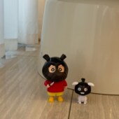 拾壹 蜡笔小新手办小白潮玩公仔周边玩偶可爱桌面摆件生日礼物