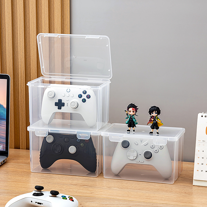 游戏手柄收纳盒switch任天堂ps5桌面展示盒xbox游戏机防尘置物架