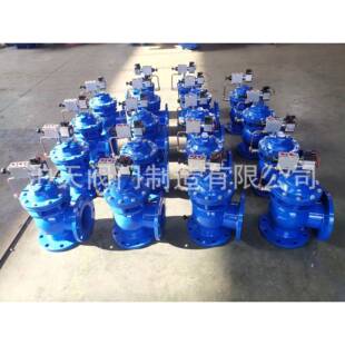 沪天阀门电磁气动排泥阀JM744X 定制产品