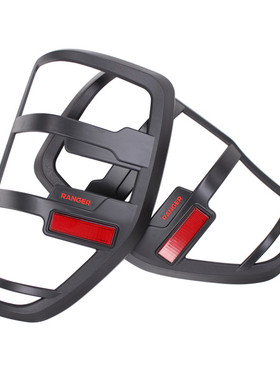 适用于福特Ranger 2012-2021 T6 T7 T8 尾灯罩黑色哑光外部配件