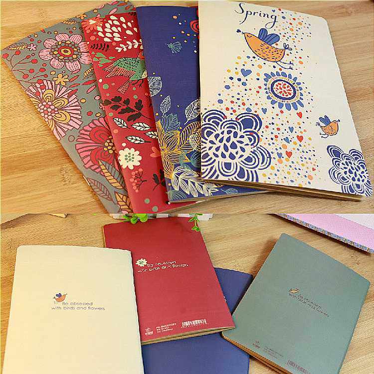 新款直销创意文具  情迷花鸟空白内页牛皮随身本 记事本8,文具电教/文化用品/商务用品,手帐/日程本/计划本,淘宝优惠券,粉丝福利购,淘宝优惠卷