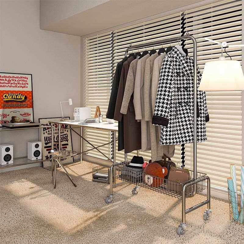 新款直销移动展示架服装店货架女装童装衣架中岛架服装陈列架收纳