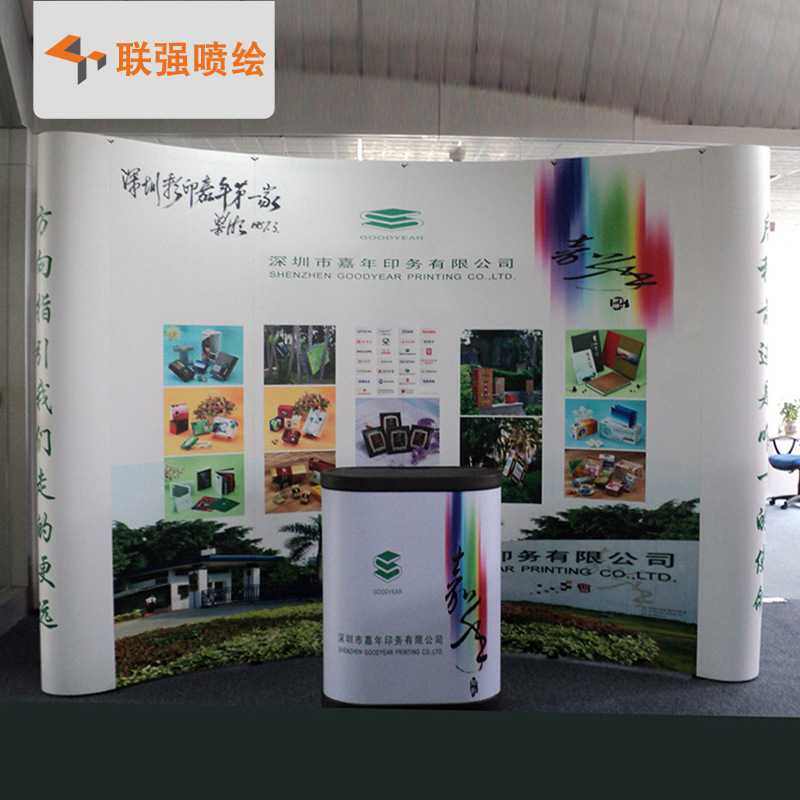 新款直销供应铝合金拉网展架 磁吸式拉网展架 布拉网喷绘制作8