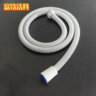 直销不锈钢加密淋浴软管烤漆白色花洒软管防爆淋雨喷头进水管 新款