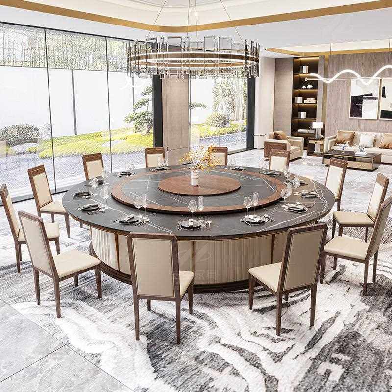 新款直销北欧轻奢餐椅橡木凳子网红靠背椅子皮质软座椅 电动餐桌