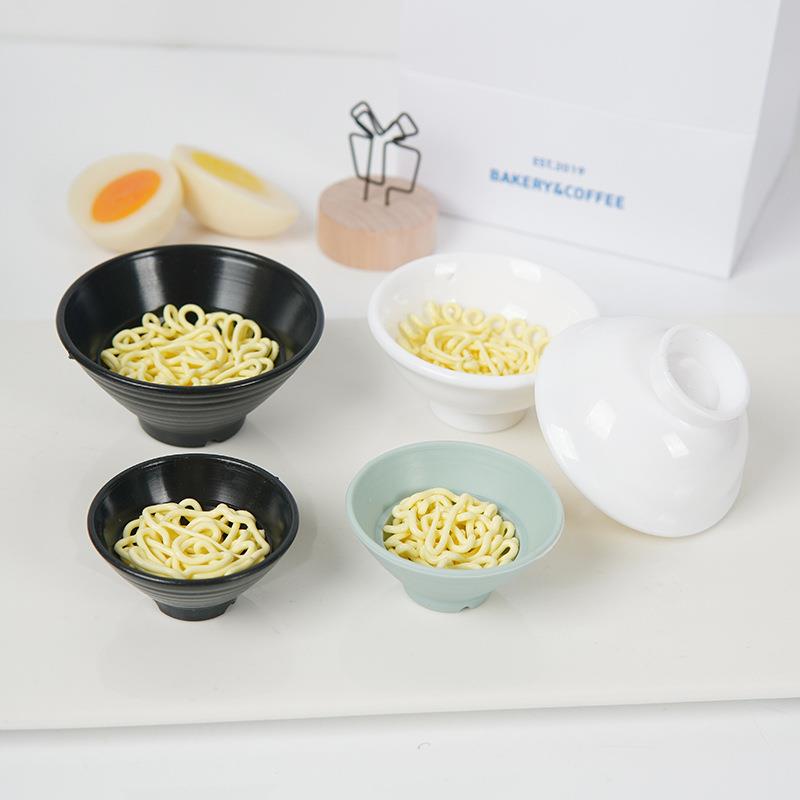 仿真面条碗手工制作假食物食玩容器仿真拉面碗螺蛳粉材料配件