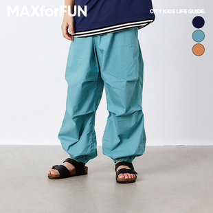 防曬工裝 MAXforFUN童裝 24春秋兒童傘兵褲 防蚊褲 男女童 降落傘長褲