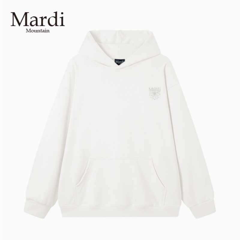官方授权正品Mardi Mountain 韩国新款宽松男女同款慵懒连帽卫衣