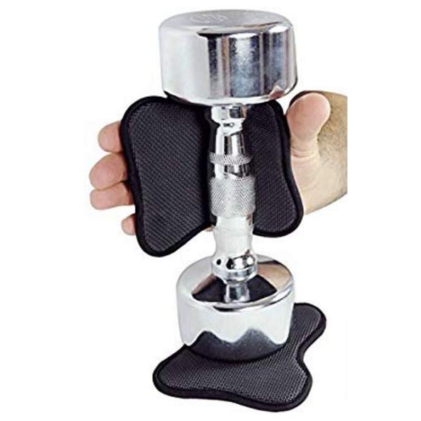 厚实柔软举重握力手掌垫片运动健身哑铃护具撸铁训练耐磨防滑手套