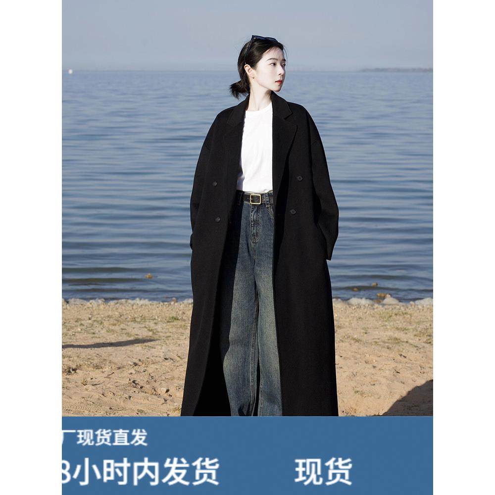 赫本风黑色呢子大衣秋冬新款小个子高级感羽绒内胆加厚毛呢外套女,运动/瑜伽/健身/球迷用品,广场舞套装,淘宝优惠券,粉丝福利购,淘宝优惠卷